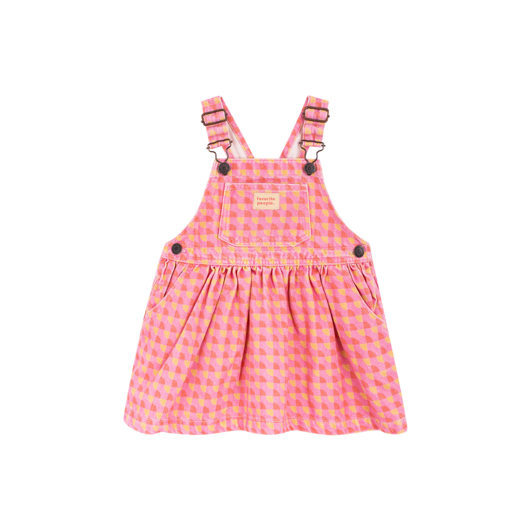 Pink Calçadão Skirt Overalls