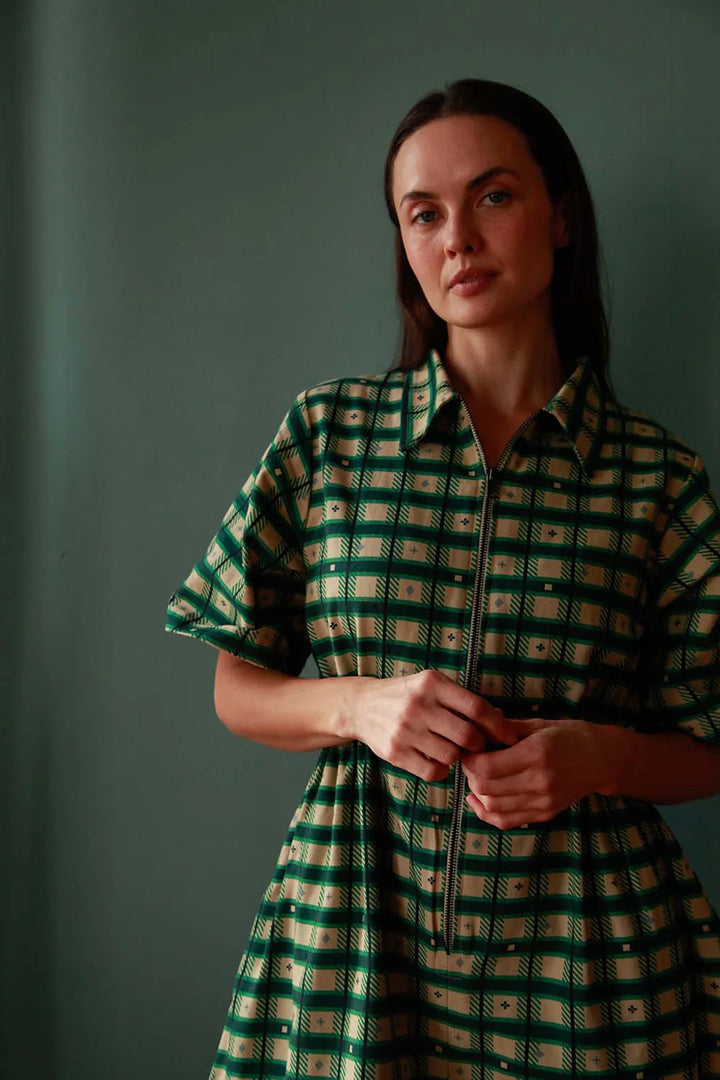 Utility Dress - Plaid
