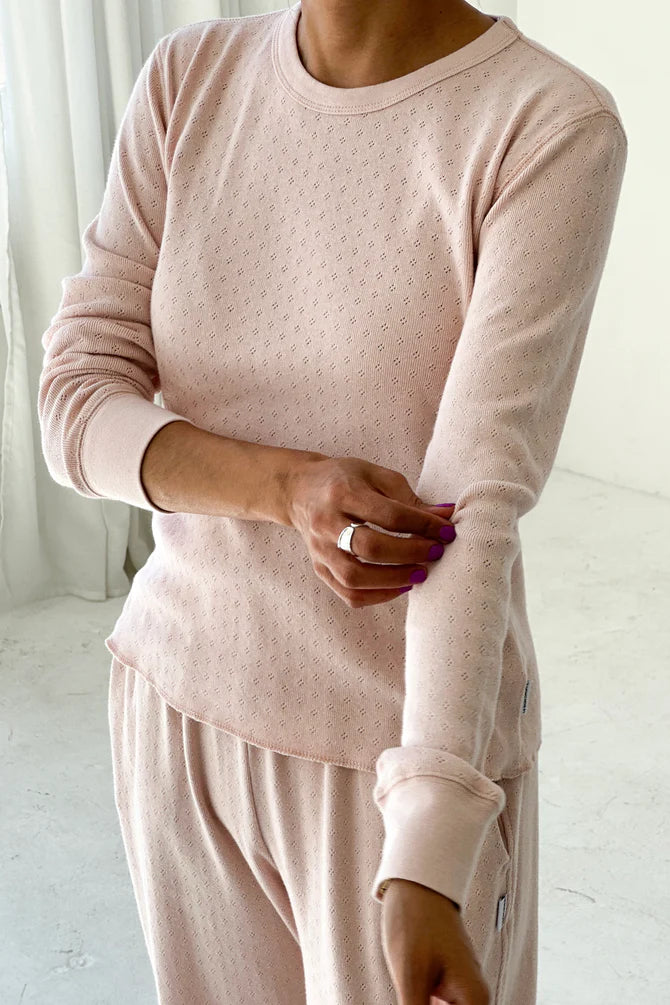 Pointelle Fundamental Tee