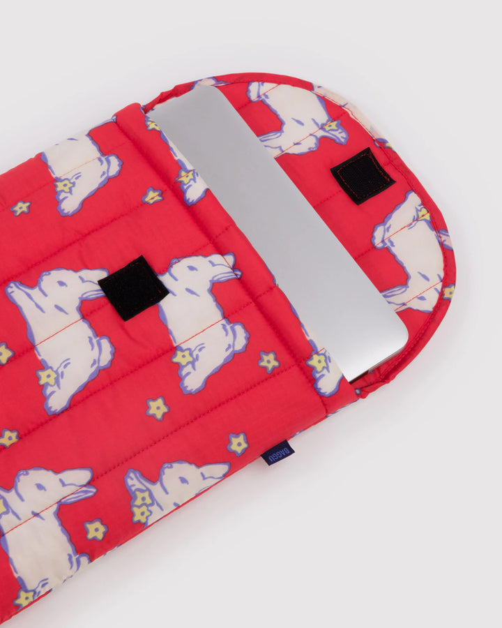 Puffy Laptop Sleeve 16" - Bunnies