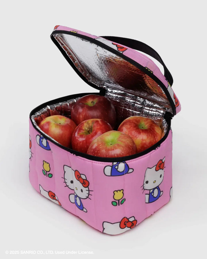 Puffy Lunch Bag - Hello Kitty Pink