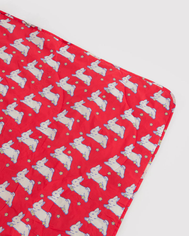 Puffy Picnic Blanket - Bunnies