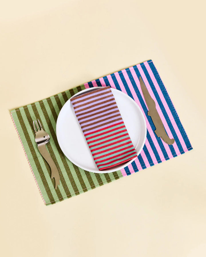 Duo Stripe Napkins - Mixed Set of 4
