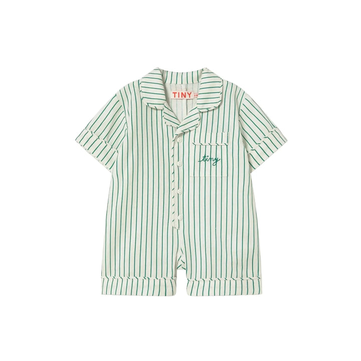 Emerald Stripes Baby One-Piece