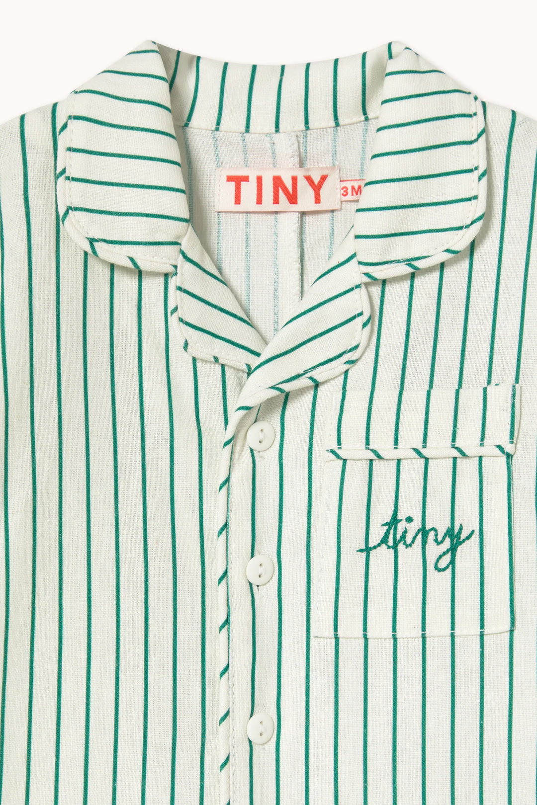 Emerald Stripes Baby One-Piece