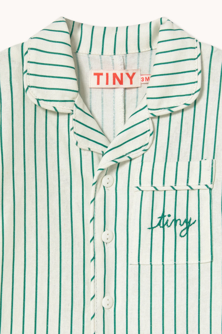 Emerald Stripes Baby One-Piece