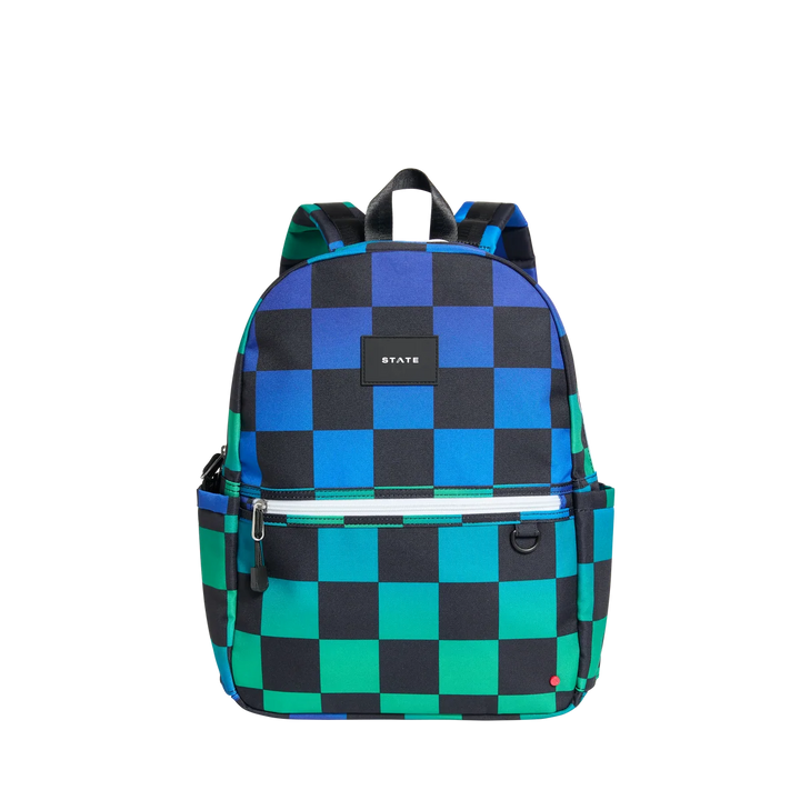 Kane Backpack - Blue Checkerboard