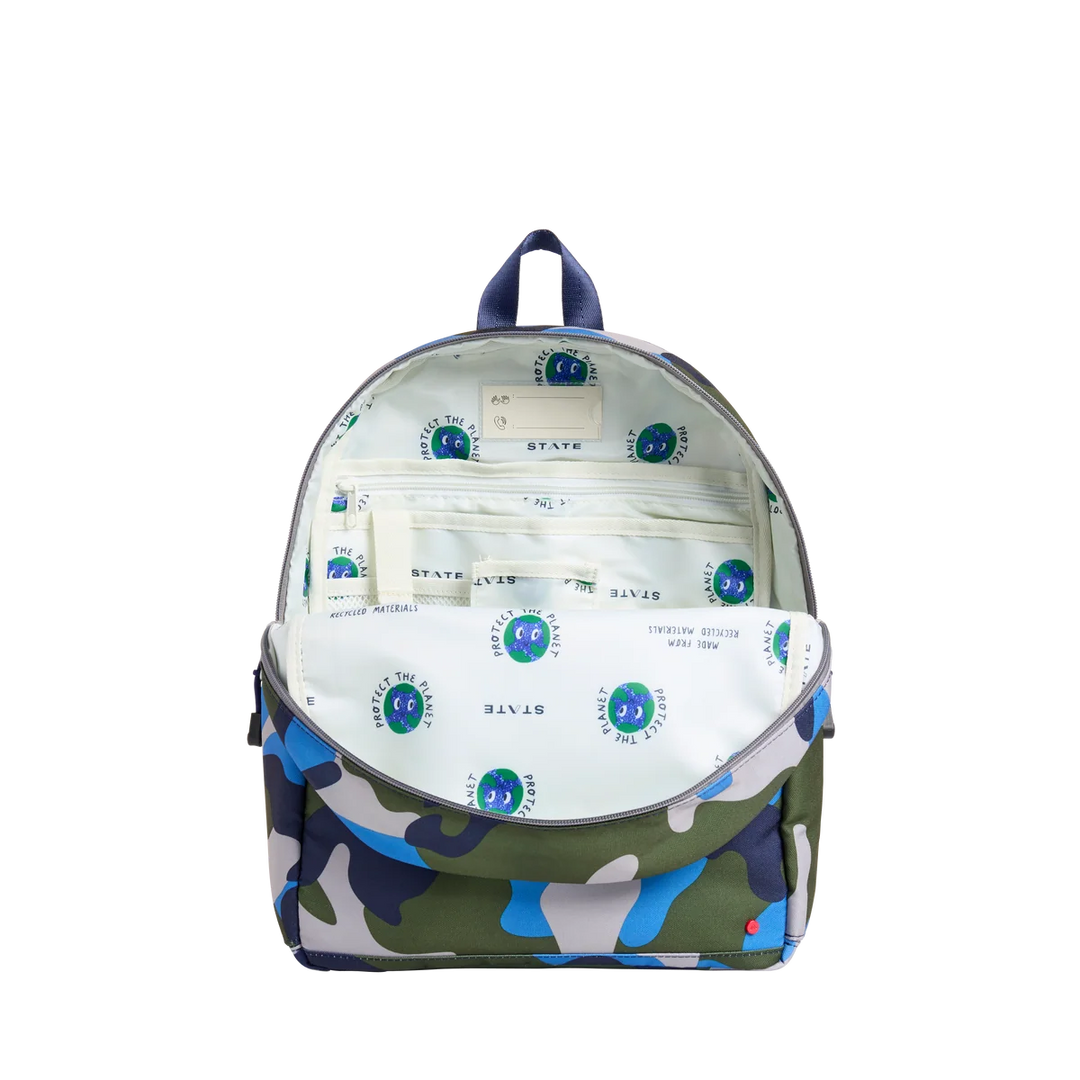 Kane Backpack - Navy/Neon