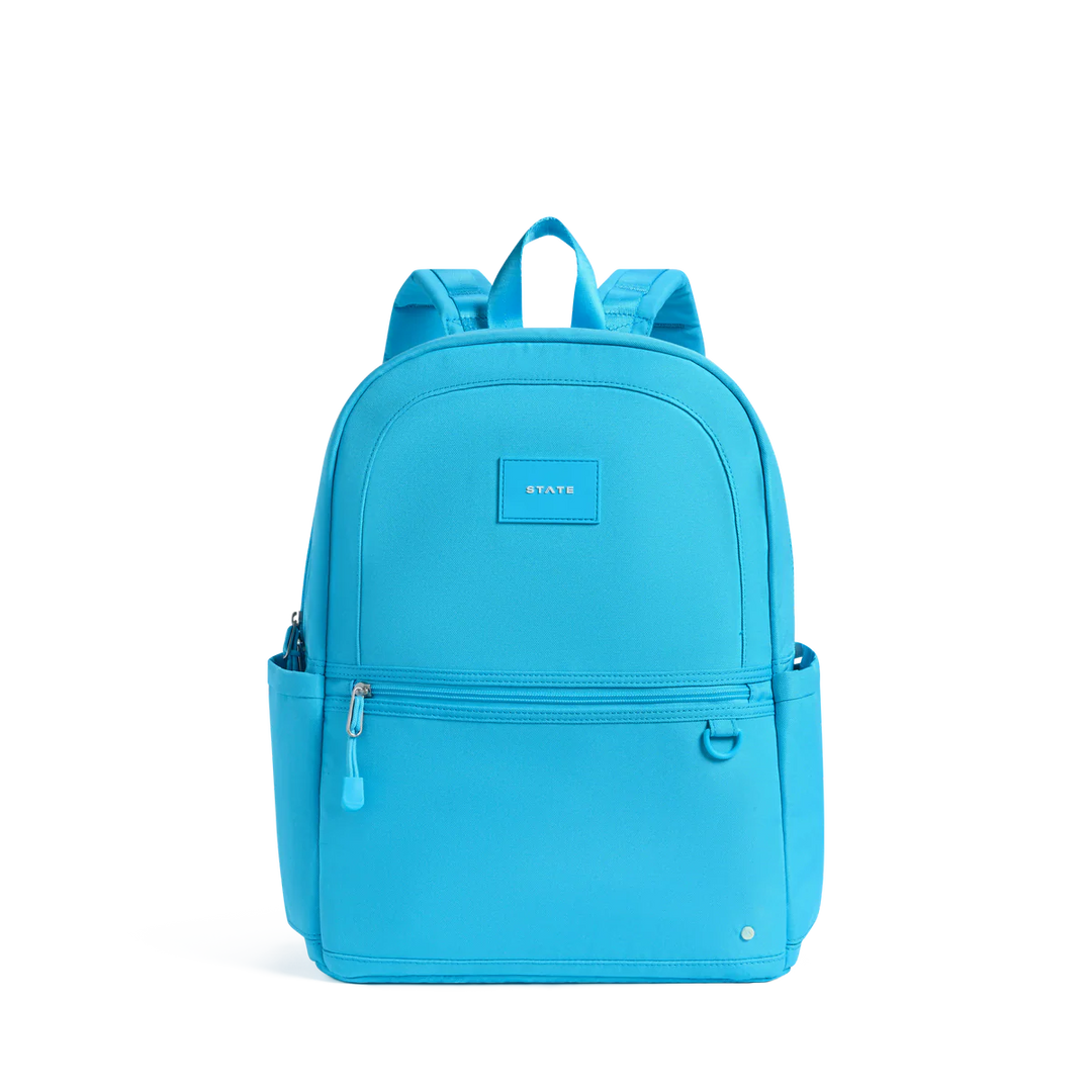 Kane Double Pocket Backpack - Bright Blue