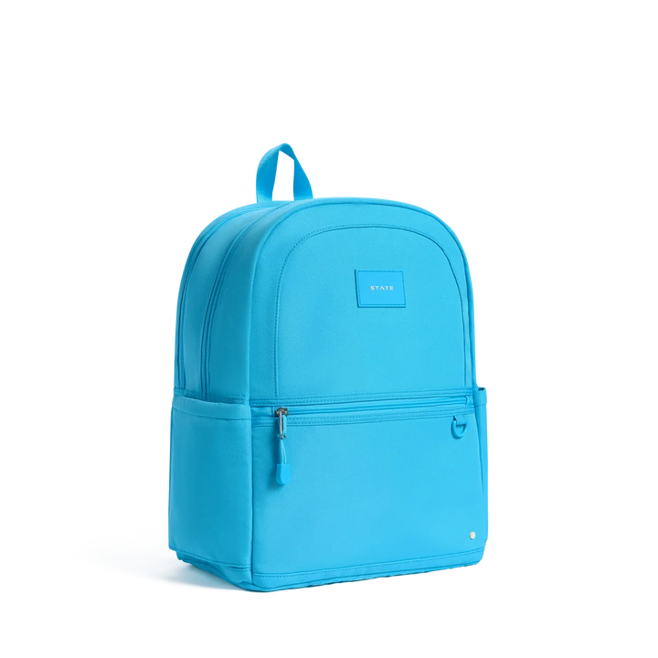 Kane Double Pocket Backpack - Bright Blue