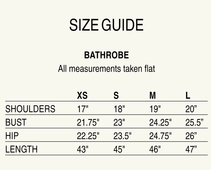 Ginko Stripe Bathrobe