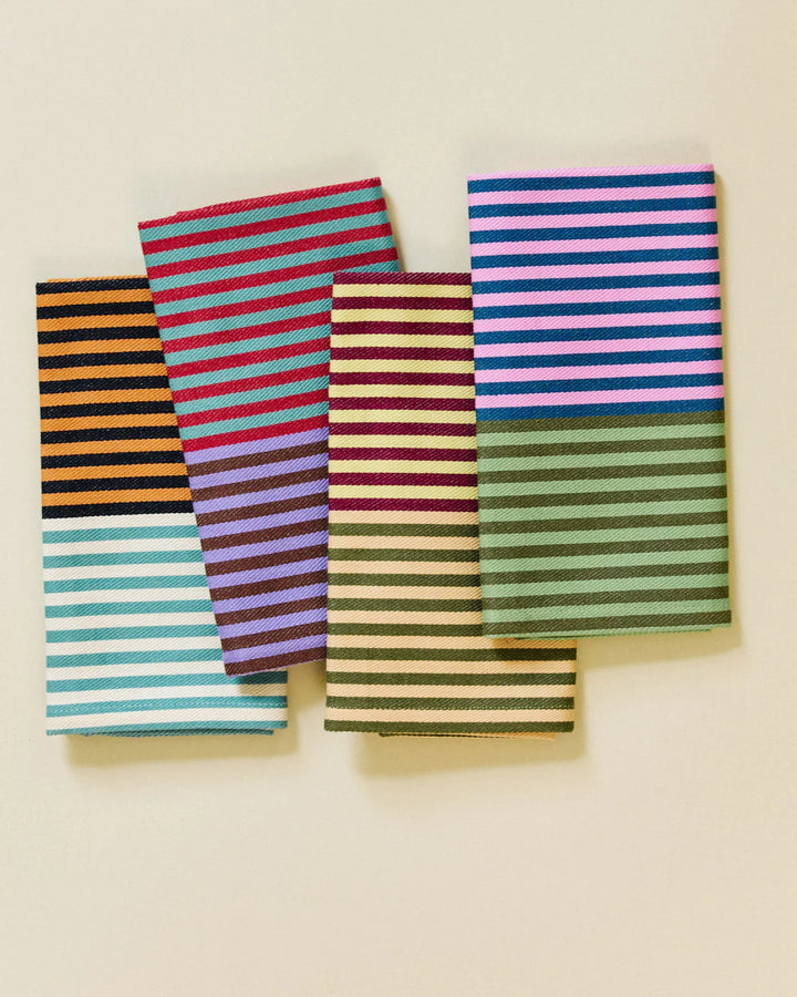 Duo Stripe Napkins - Mixed Set of 4