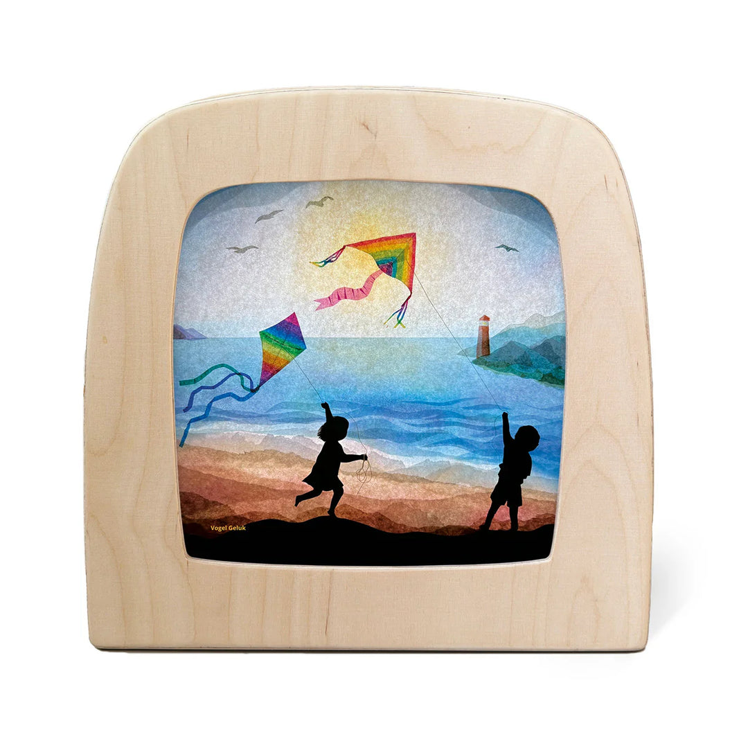 Vogel Geluk Silhouette - Kite
