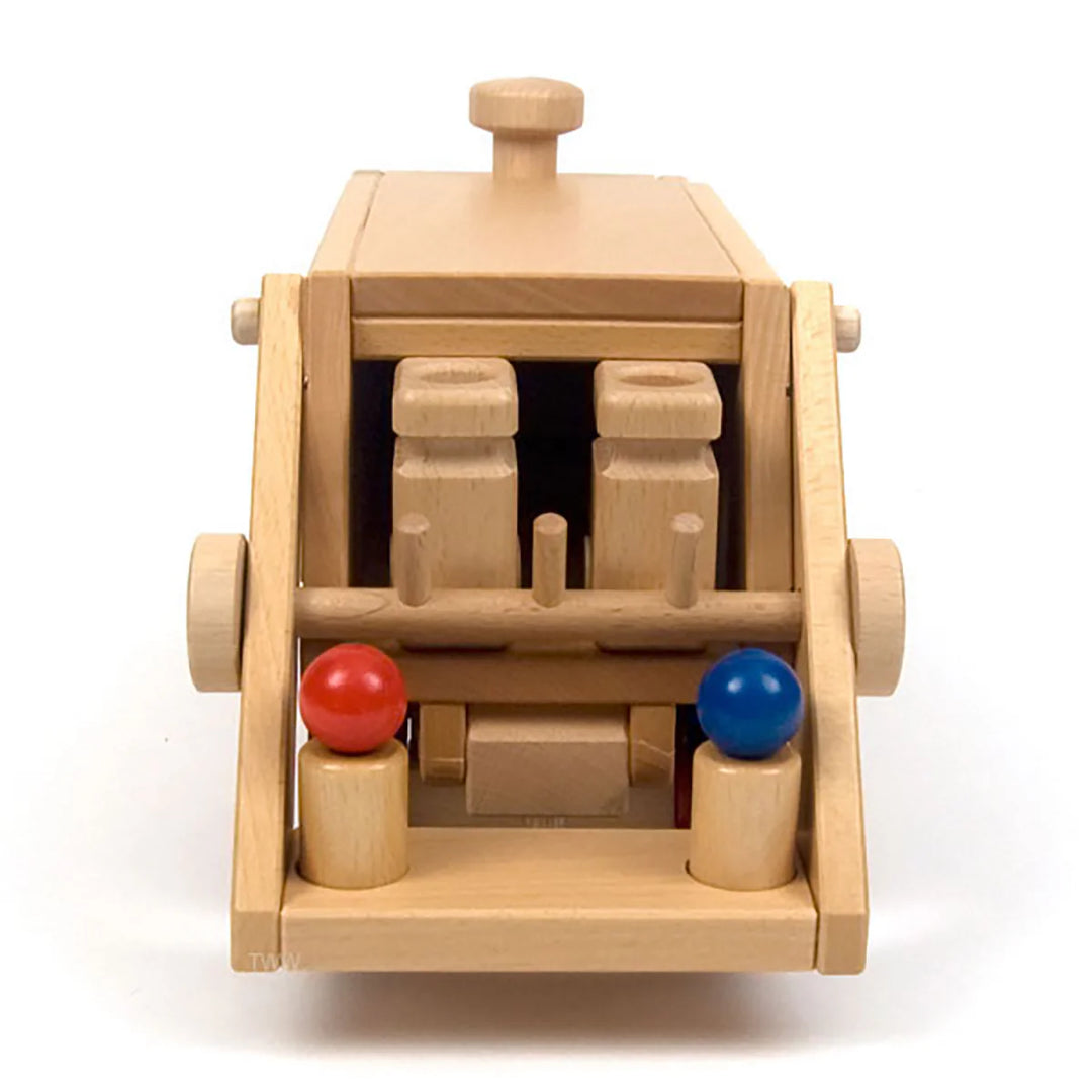 Wooden Garbage Truck