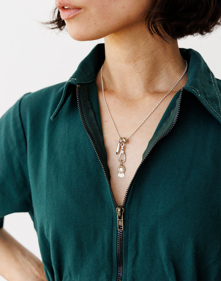 Utility Dress - Hunter Green