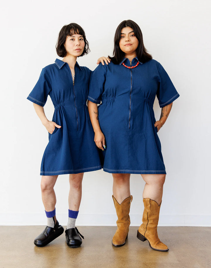 Utility Dress - Navy