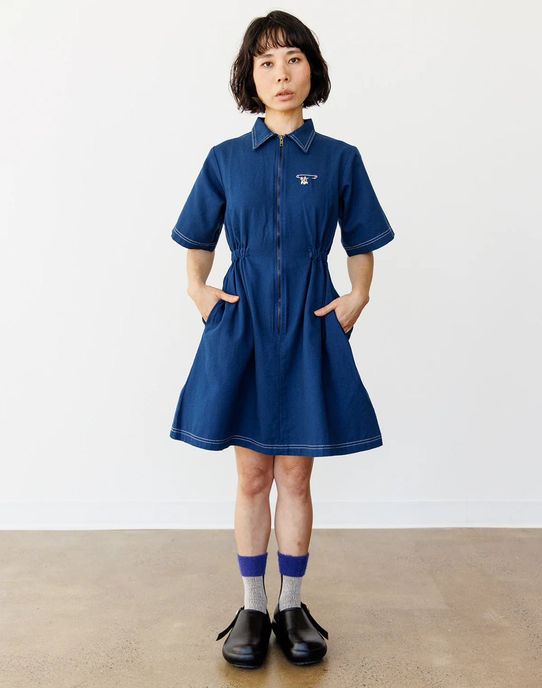 Utility Dress - Navy