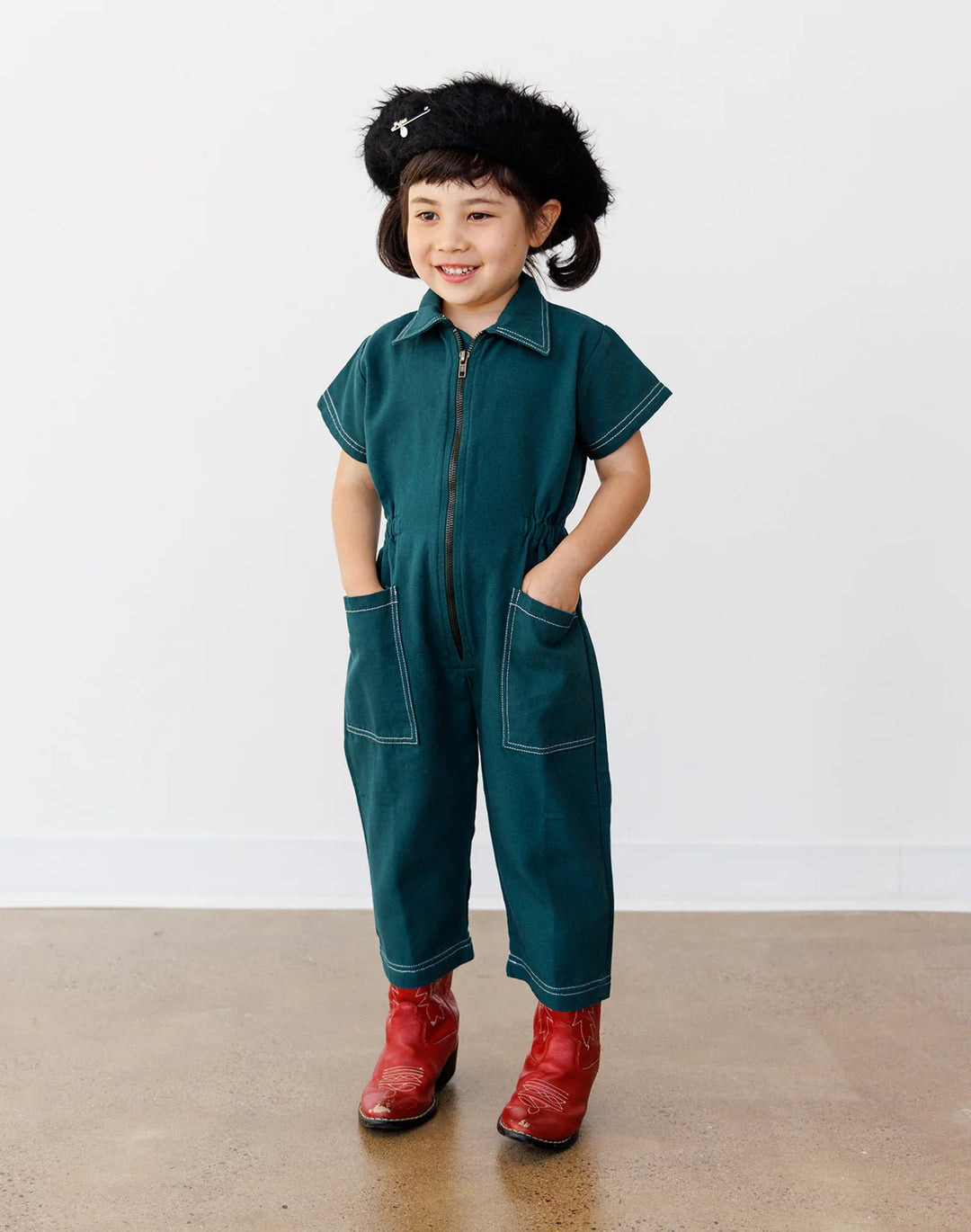 Kids Utility Suit - Hunter Green