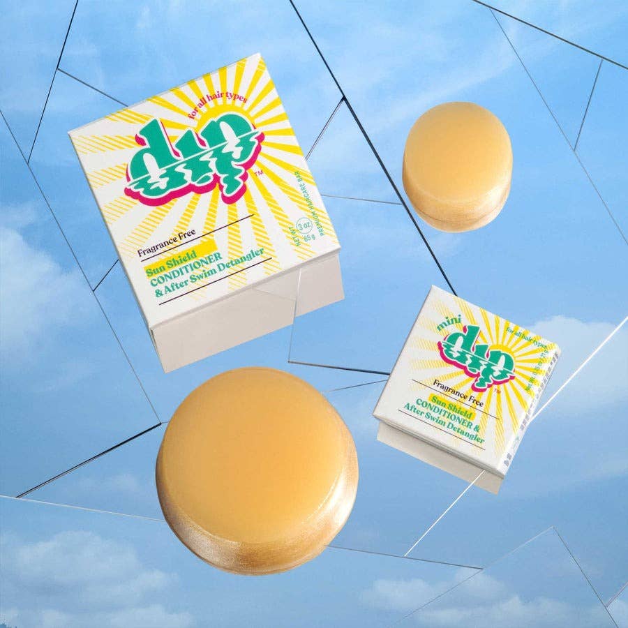 Mini Dip Sun Shield: Conditioner Bar & After Swim Detangler