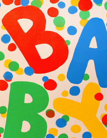 Baby Dots Greeting Card