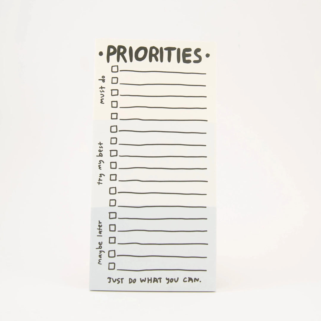 Priorities Notepad