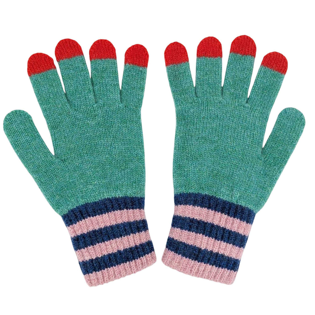 Kids' Patterned Lambswool Mittens & Gloves