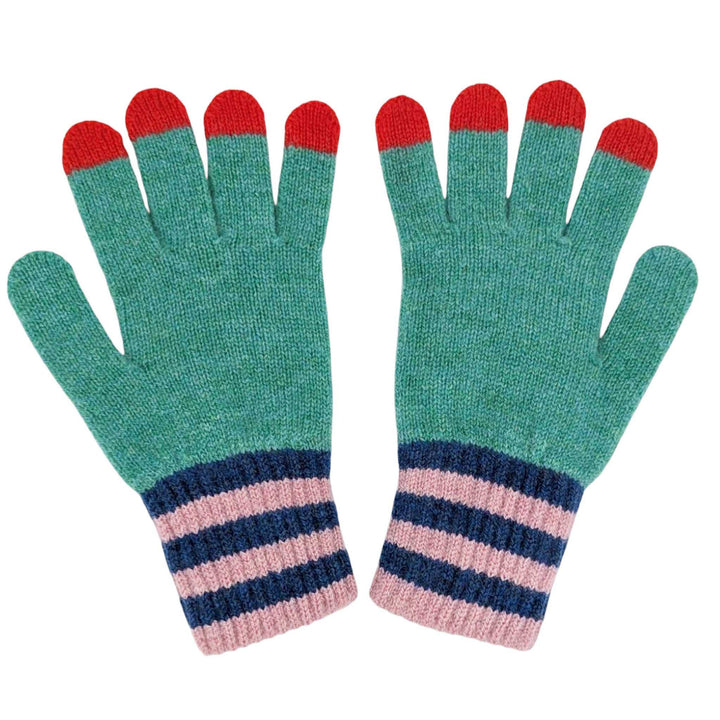 Kids' Patterned Lambswool Mittens & Gloves