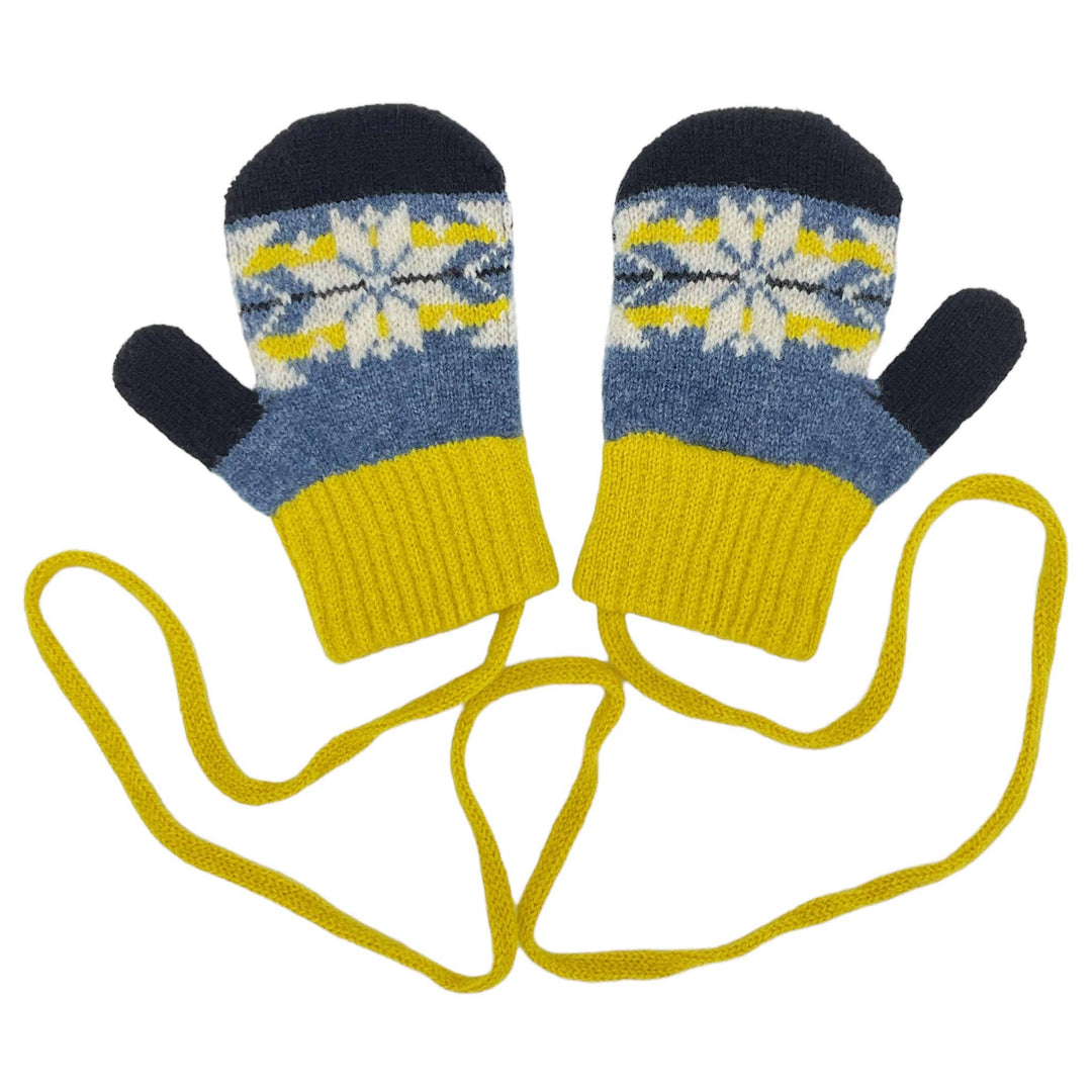 Kids' Patterned Lambswool Mittens & Gloves