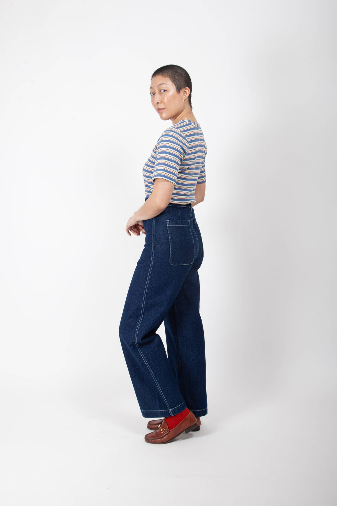 Delia Shirt - Coast Stripe