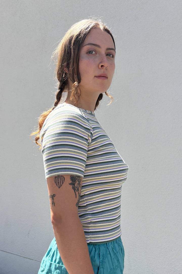 James Shirt - Kelp Stripe
