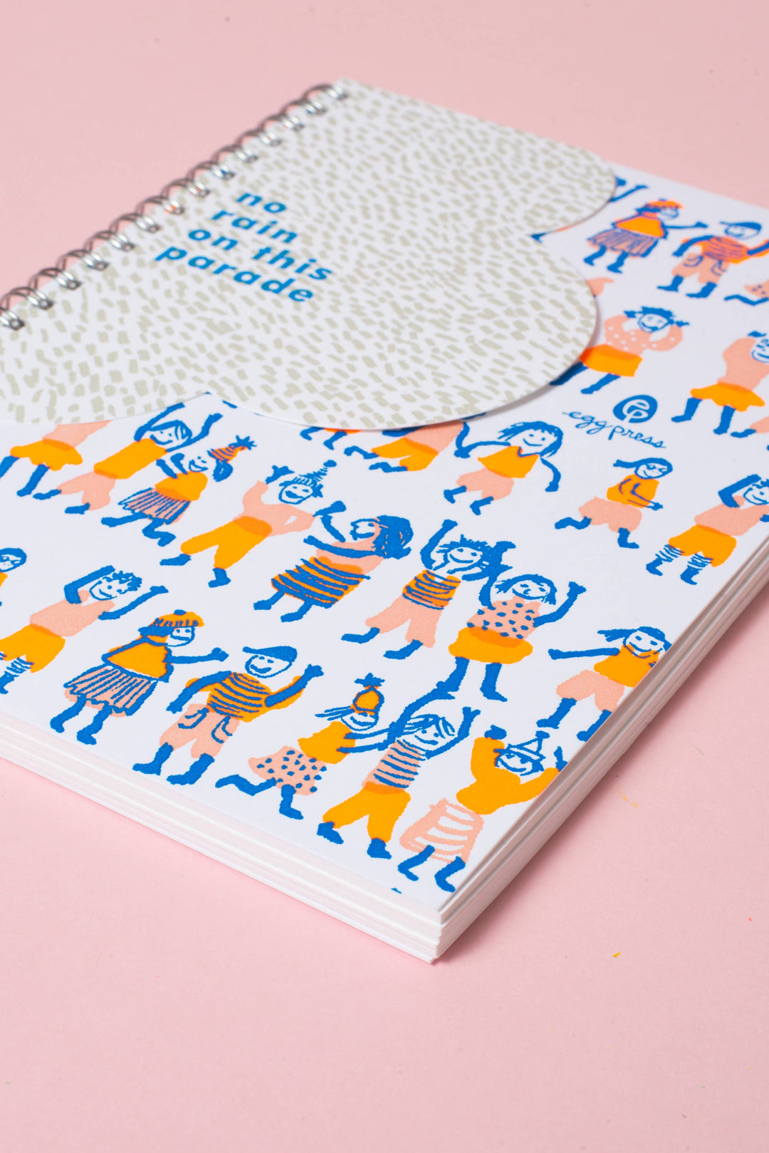 Rainy Day Parade Blank Notebook