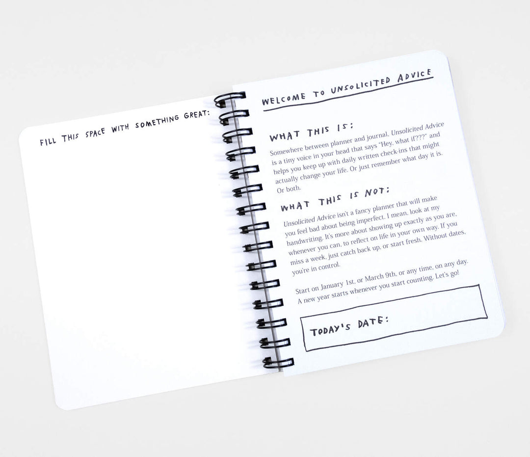 Unsolicited Advice Journal