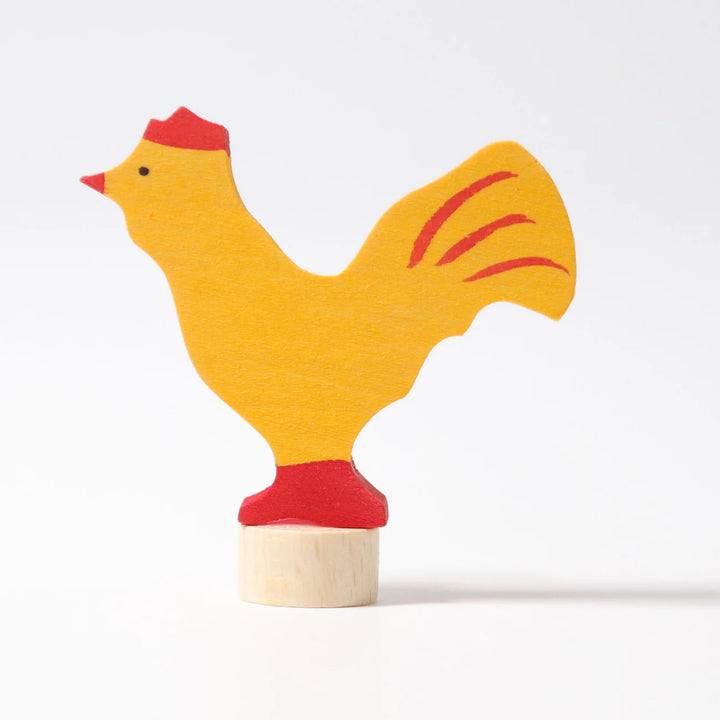 Decorative Figure -  Yellow Rooster