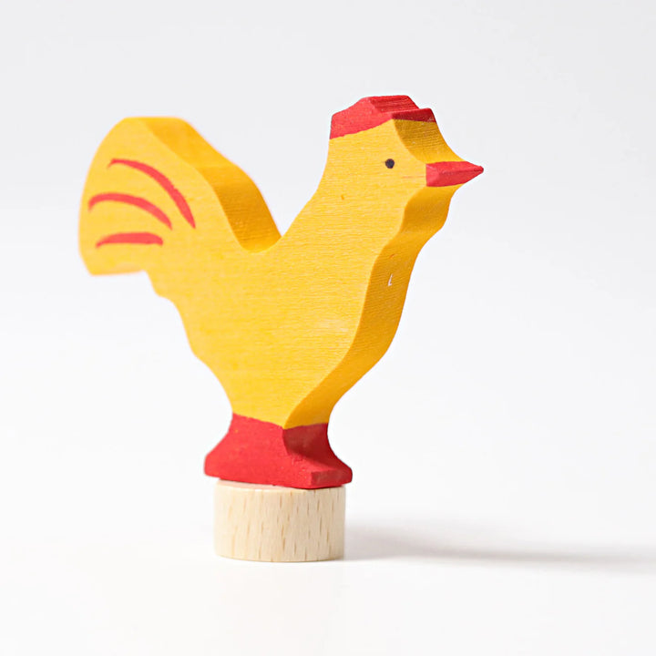 Decorative Figure -  Yellow Rooster