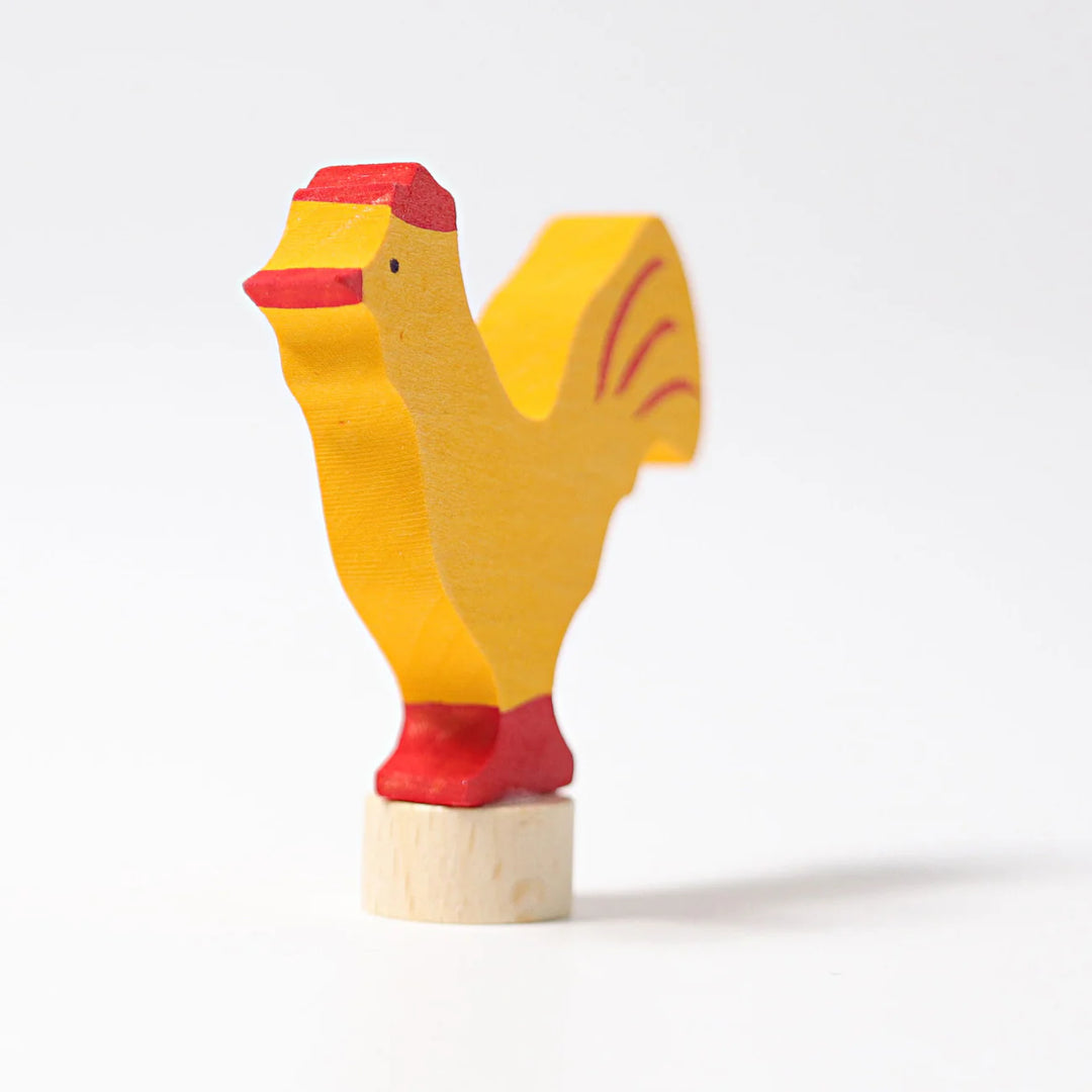 Decorative Figure -  Yellow Rooster