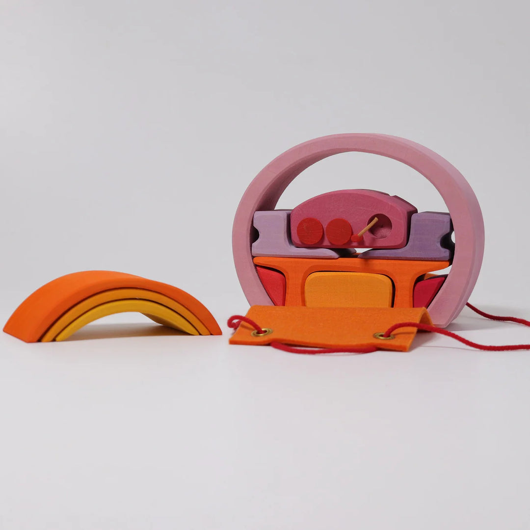 Pink-Orange Mobile Home