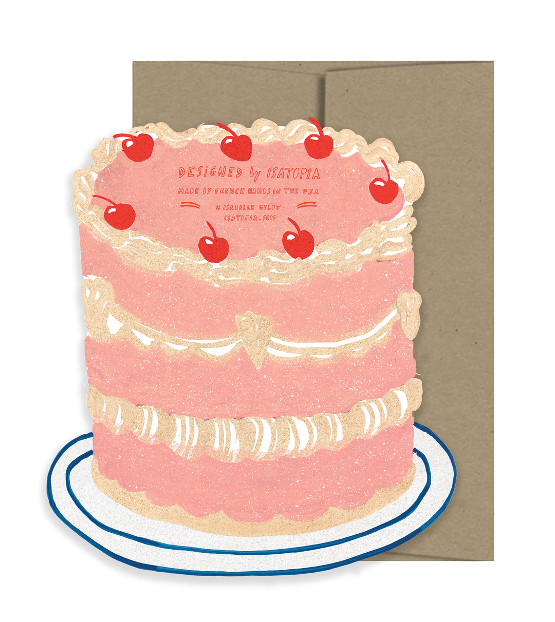 Party Cake Die Cut Card