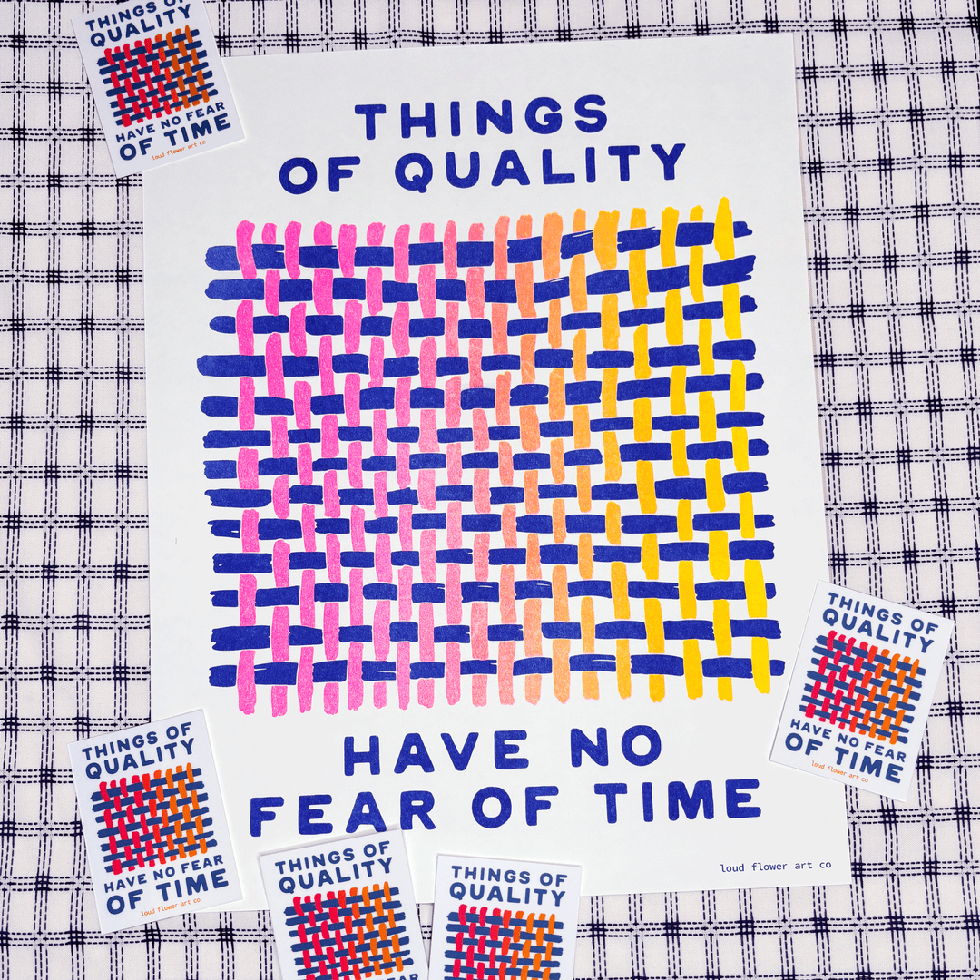 No Fear of Time Sticker