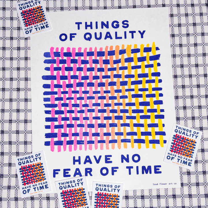 No Fear of Time Sticker