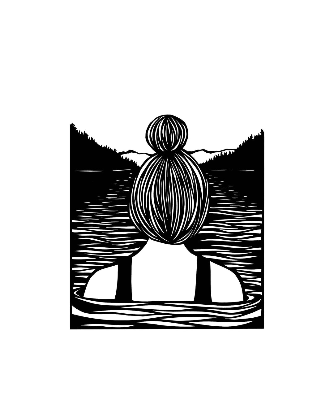 Morning Swim 8x10" Print