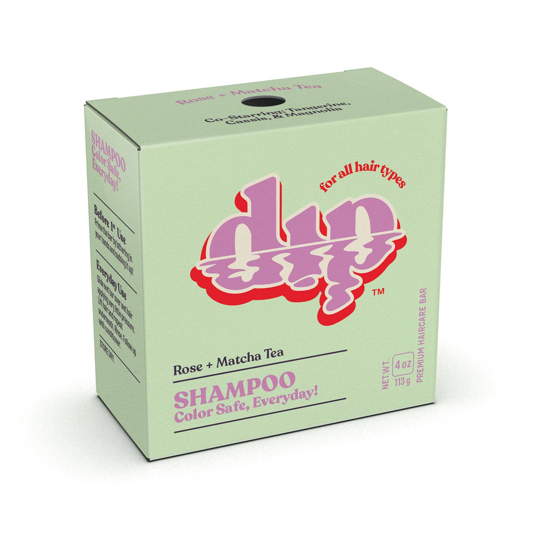 Color Safe Shampoo Bar - Rose & Matcha Tea