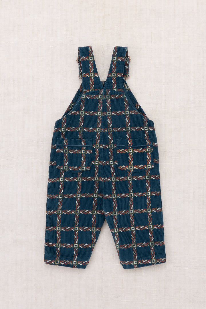 Baby Corduroy Carpenter Overalls - Marine Blue Portico