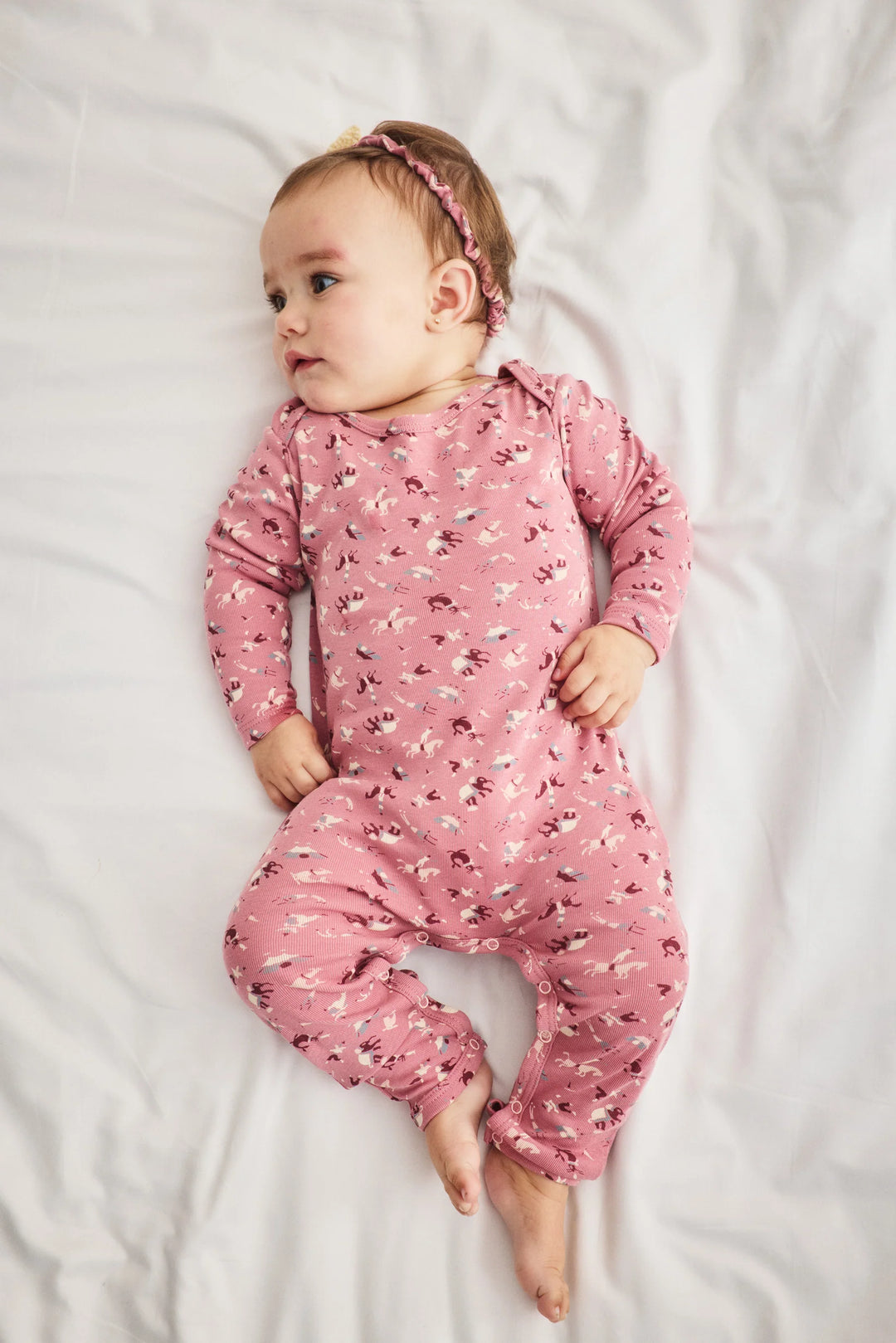 Baby Jumpsuit - Antique Rose