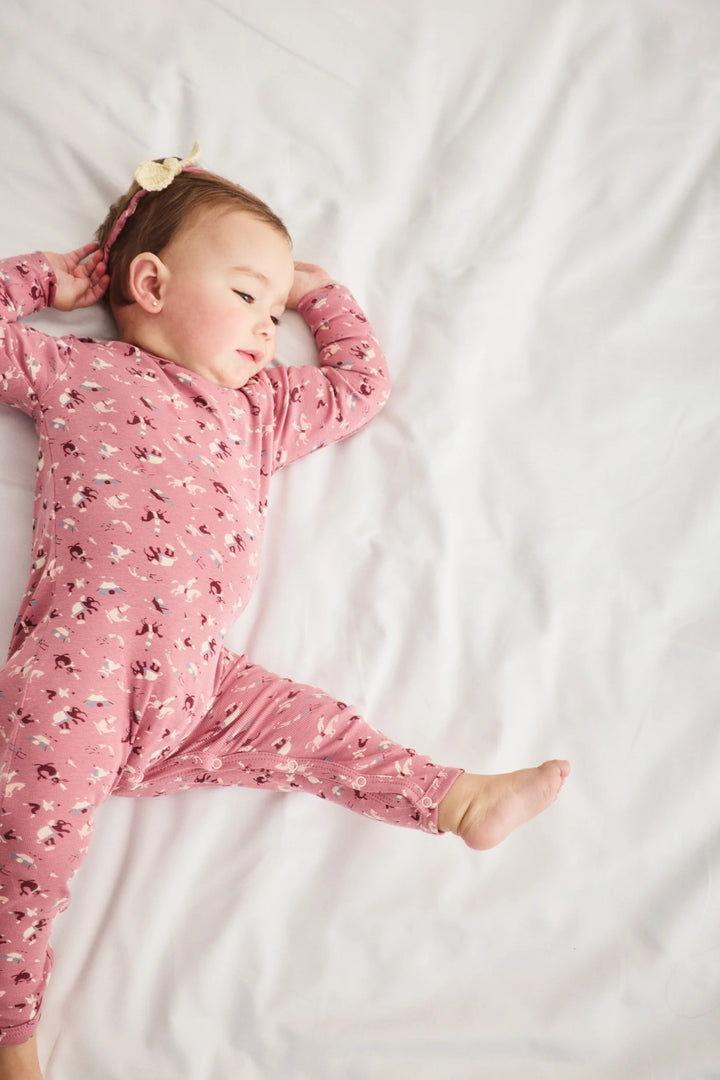 Baby Jumpsuit - Antique Rose
