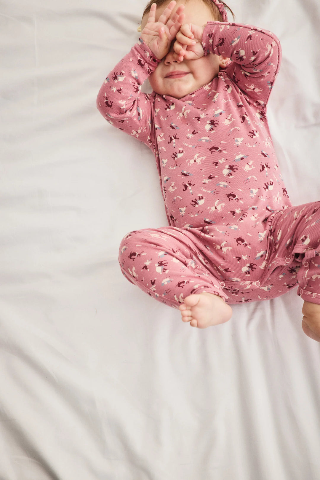 Baby Jumpsuit - Antique Rose