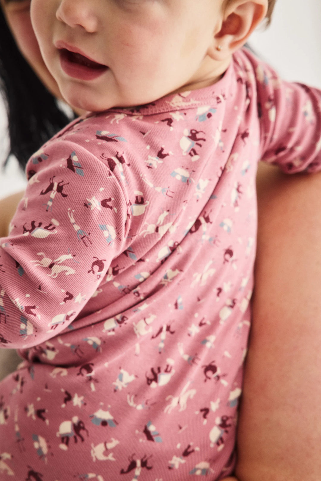 Baby Jumpsuit - Antique Rose