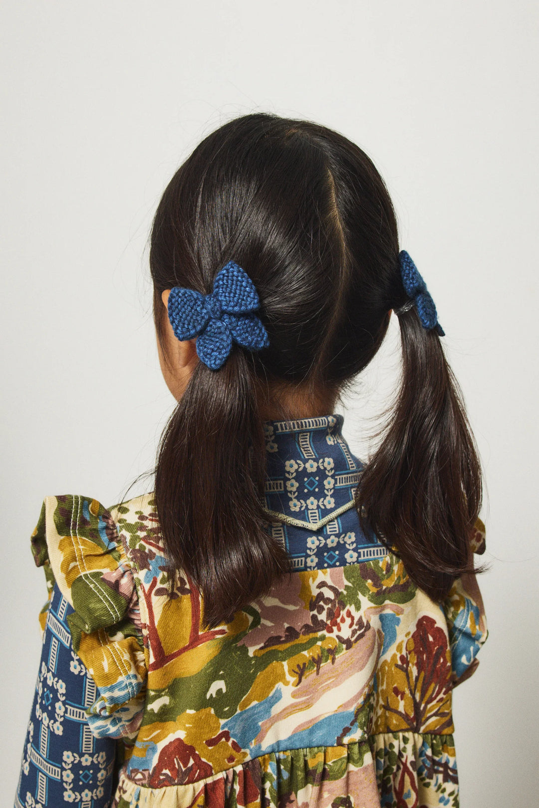 Baby Puff Bow Set - Moonlight