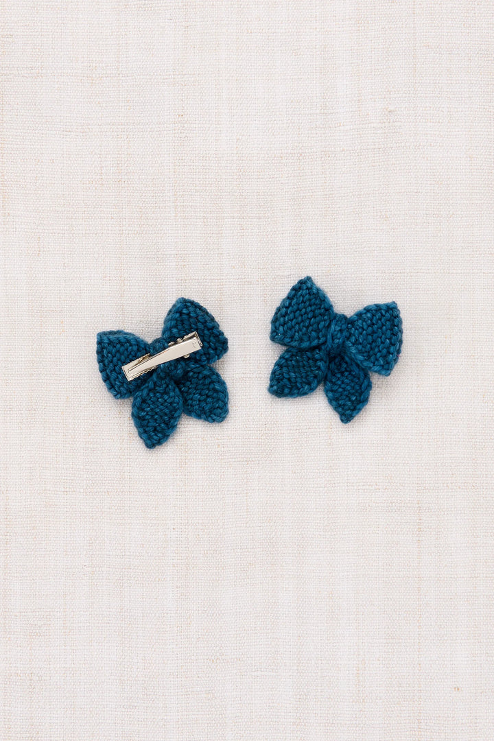 Baby Puff Bow Set - Moonlight