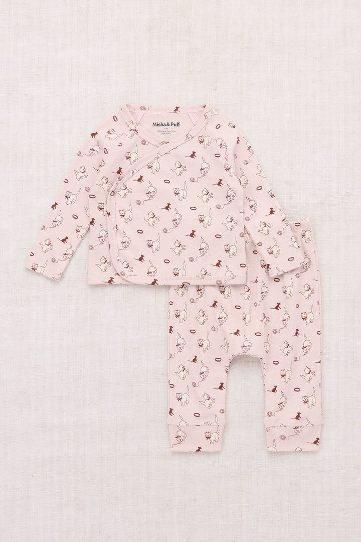 Baby Wrap Set - Candyfloss Cat &amp; Mouse