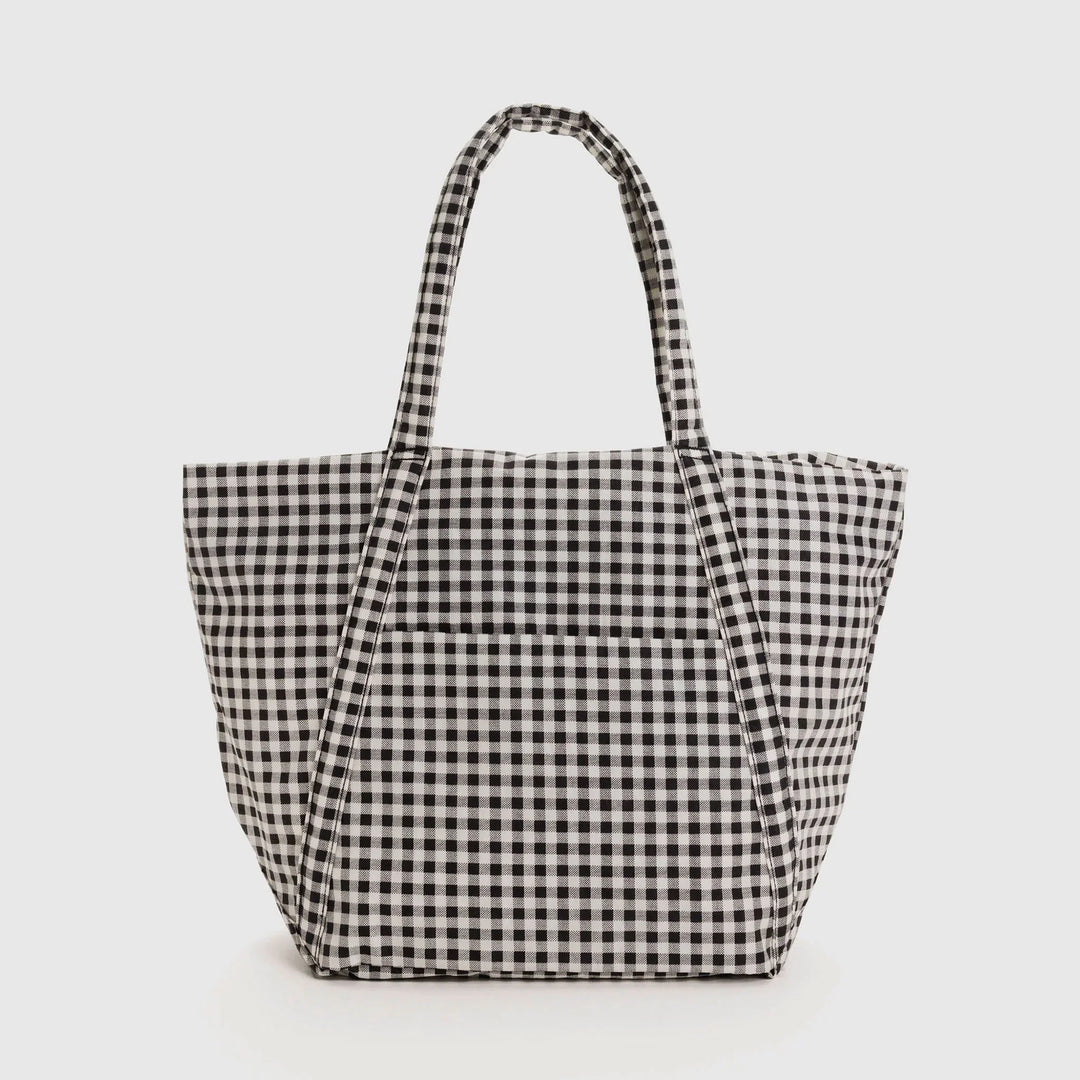 Cloud Bag - Black & White Gingham